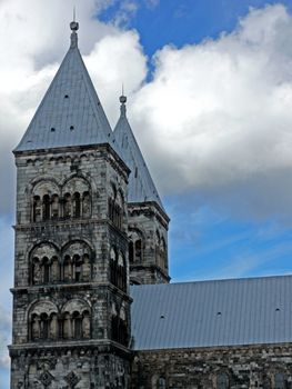 portrait of Cathedral of Lund, Sweden built 1085