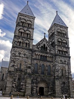 portrait of Cathedral of Lund, Sweden built 1085