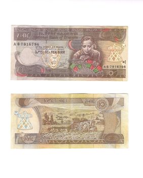 ten birr, ethiopian money