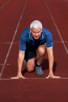 runner on the race tracks