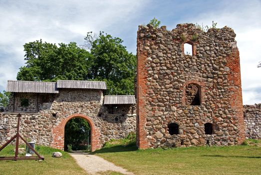  Estonia. Karksi-Nuia. Ruins of a castle . 13 century