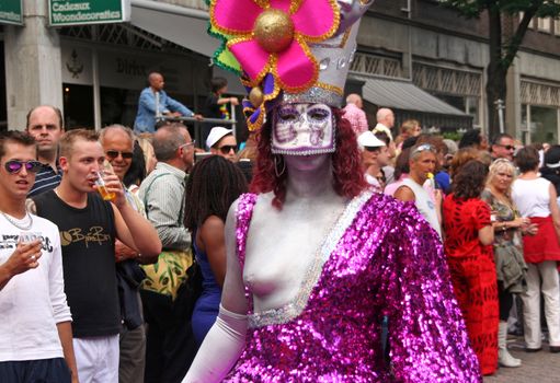 Participant at the Summer Carnival in Rotterdam