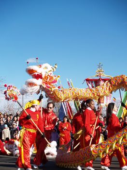 Celebration of chinese new year