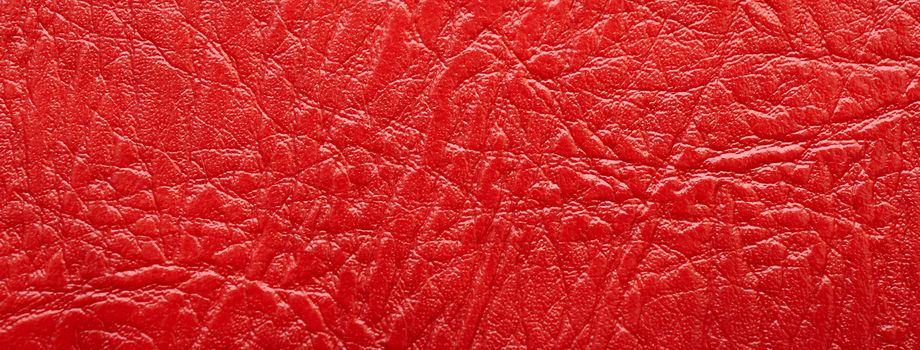 closeup red leather texture to backround