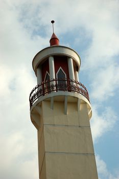 masjid tower with arabic decorative style