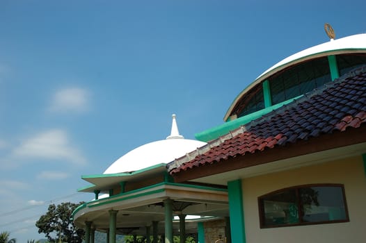 small masjid with arabic decorative style