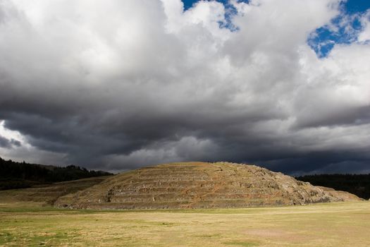 Sacsayhuam�n (also known as Saksaq Waman) is a walled complex near the old city of Cusco, in Peru.