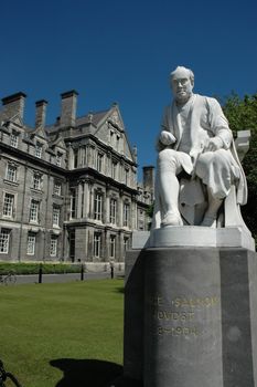 Statue in Trinity College Dublin
