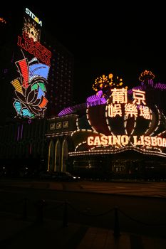 The Casino Lisboa is known as the "original" casino in Macau, and still brings in the most local gamblers. Now it has to face the competition of it's neighbour, the Grand Hotel Lisboa, as well as the newly built Venetian and other US ventures. 