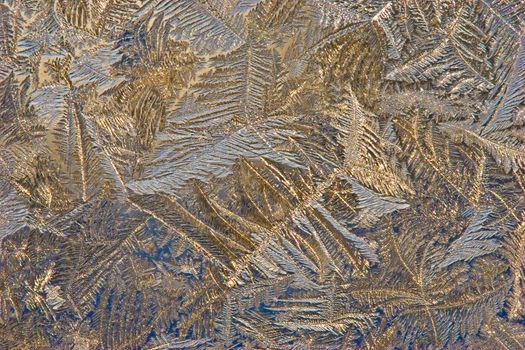 christmas background, design of winter, frozen window