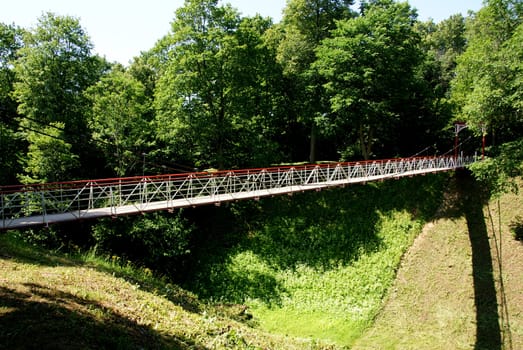 The old bridge in the south of Estonia Viljandi