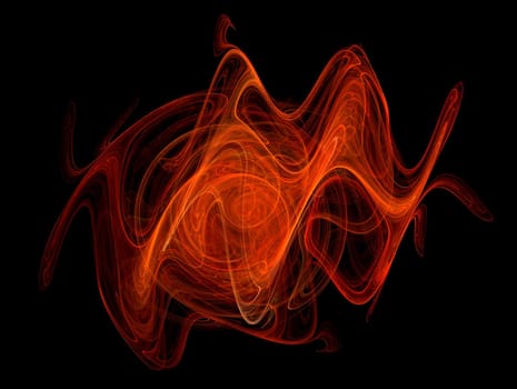 illustration of a abstract flame background 7