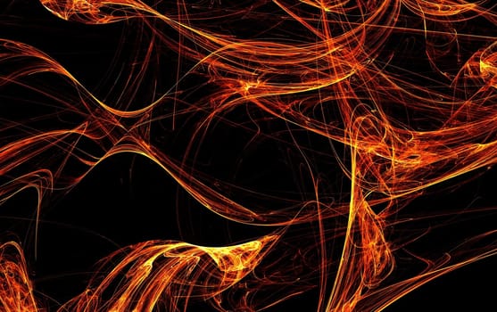 illustration of a abstract fire background