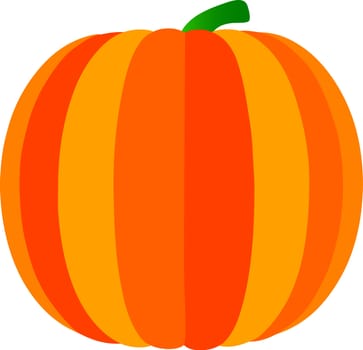 halloween pumpkin on white background