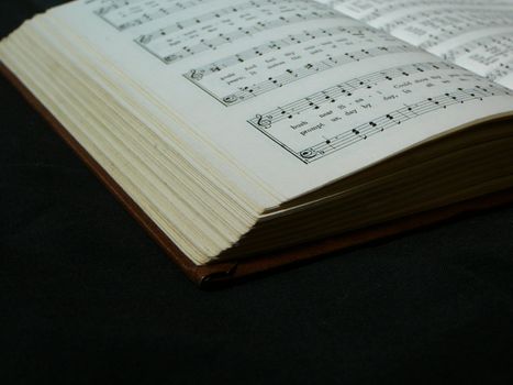 Open hymnbook