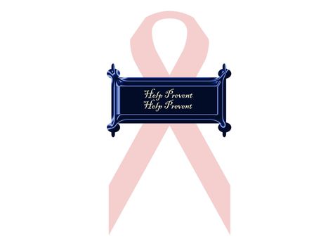 Pine ribbon for breast cancer fund raising