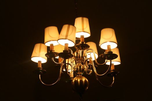 Lighted chandelier