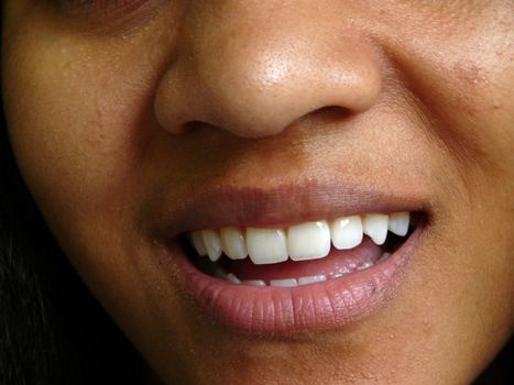 Close-up of a smiling young woman