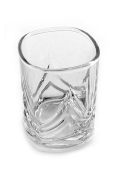 drinking glass on white
