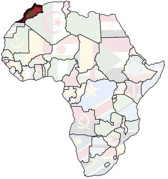 morocco on africa map