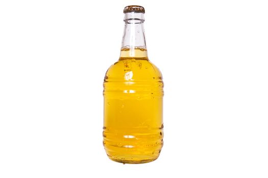 bottle beer isolated on white background.(clipping path included)