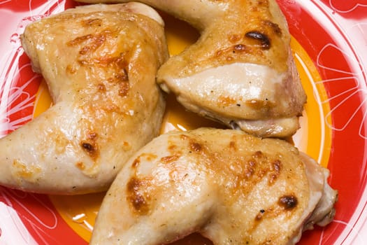 chicken prepared on dinner
