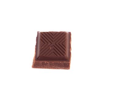 chocolate isolated on white background 