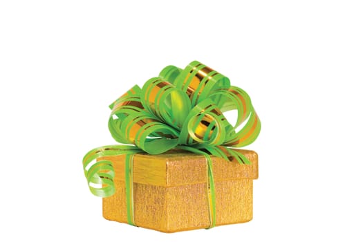 Gift box isolated on the white background (clipping path included)