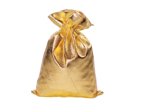 Gift bag isolated on the white background.(clipping path included)