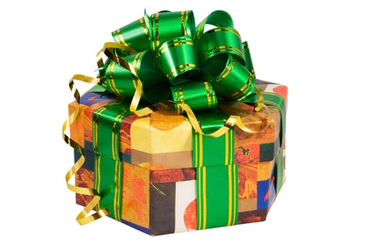 Gift box isolated on the white background (clipping path included)