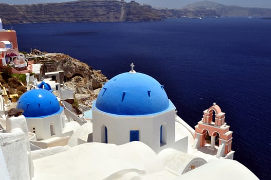 Greek orthodox church in the island of Santorini