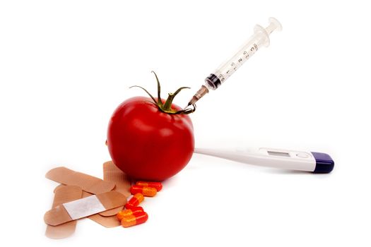 Medical analysis of a tomato in search for the ehec bacteria