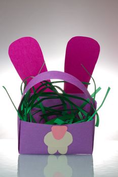 Arts and crafts paper easter basket