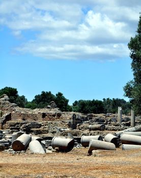 Travel photography: Praetorium. Archaeological site of Gortyn, Crete, Greece