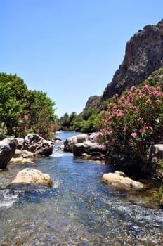 Travel photography: Preveli river, summer destination in Southern Crete