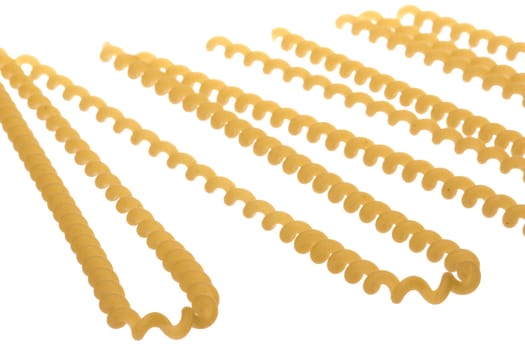 Isolated image of wheat pasta.