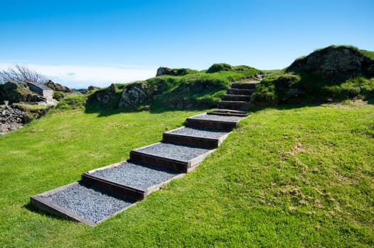 Steps behind Ardbeg distillery