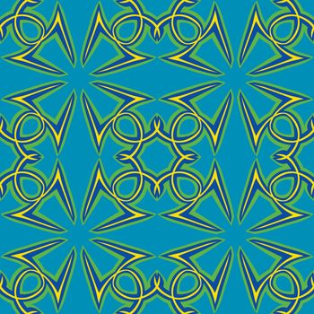 Seamless wallpaper background pattern arranged from the Arabic letter Hamza