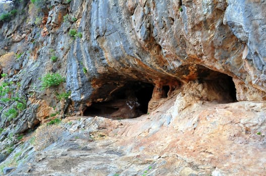 Travel photography: Entrance to the historic Milatos cave, Crete, Greece