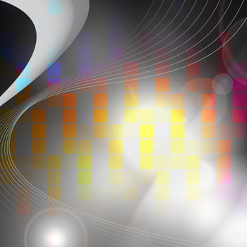 An abstract audio waveform background that easily adds style to any design.