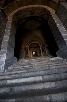 Cathedral of Notre Dame in Puy en Velay, central France - France