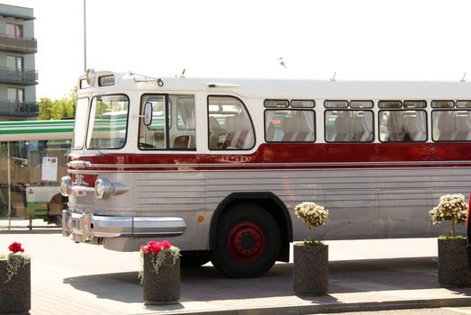 The long-distance bus of the middle of the last century