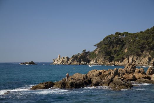 View of the Spanish Mediterranean sea