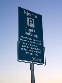 parkinglot sign