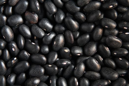 A background photo of black beans texture