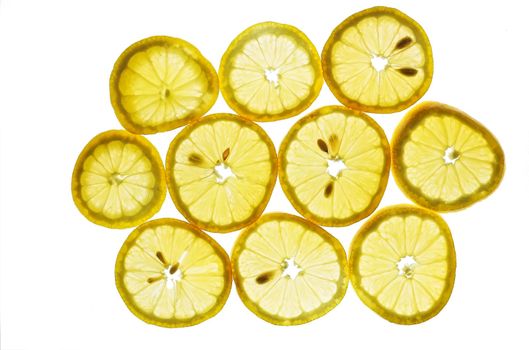 Sliced lemon