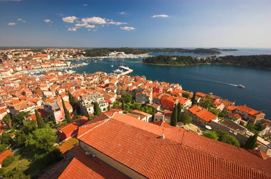 A view of Rovinj, Croatia, Istria