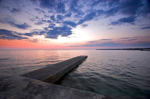 Croatian coast in the region of Umag