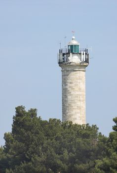 Croatian lighthouse in the region of Umag