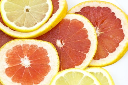 citrus fruits slices